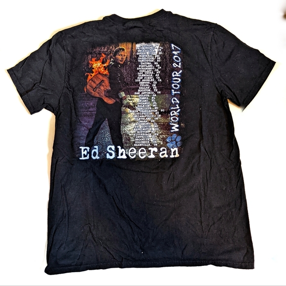 ED SHEERAN | World Tour 2017 Concert T-shirt - Picture 2 of 3